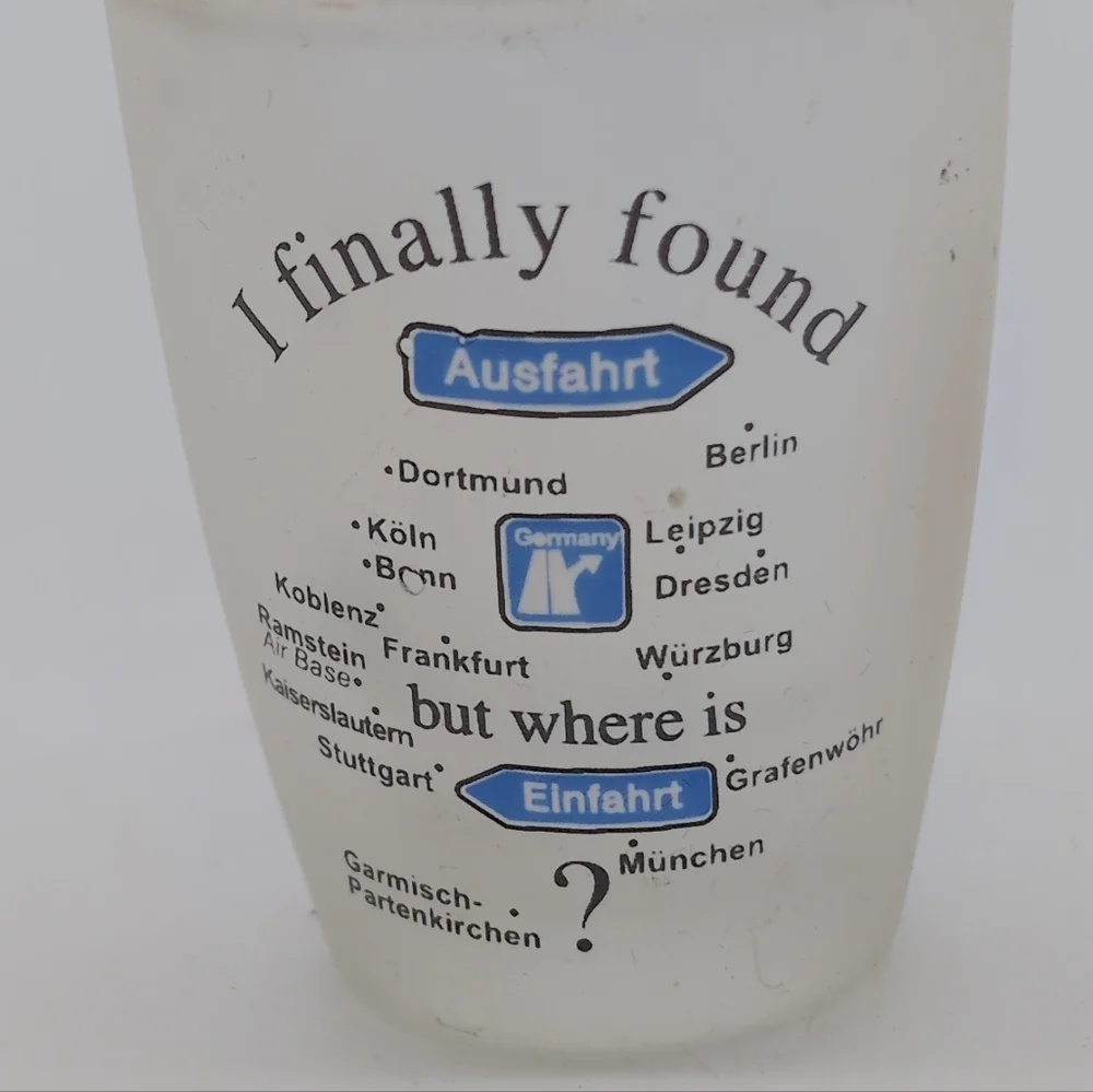 Funny German Shot Glass 